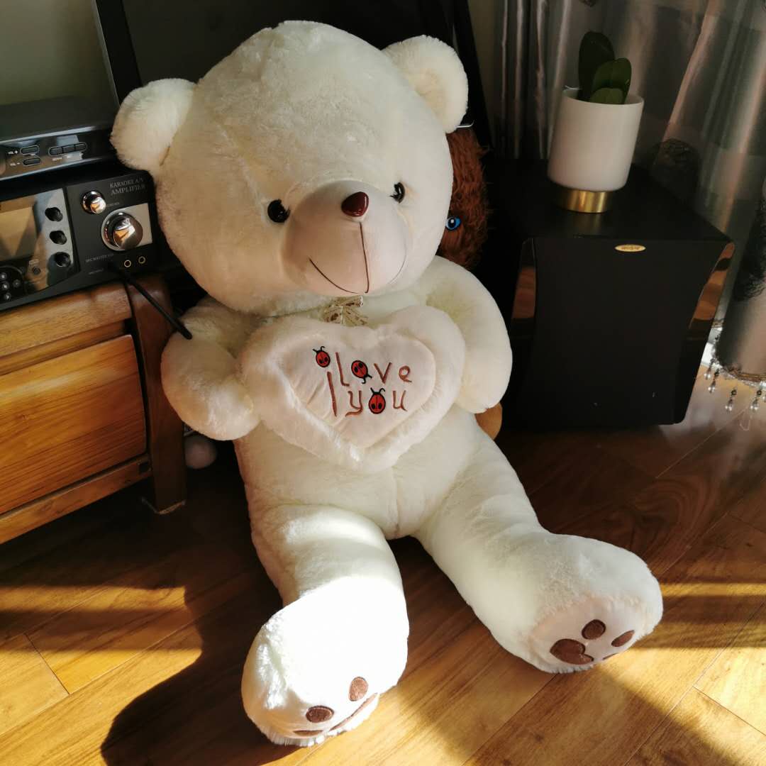 I LOVE YOU HEART TEDDY 90CM